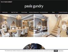 Tablet Screenshot of paulagundryinteriors.co.uk